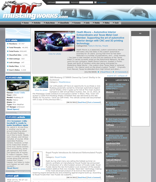 Mustang Works Magazine